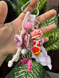 Strawberry keychain