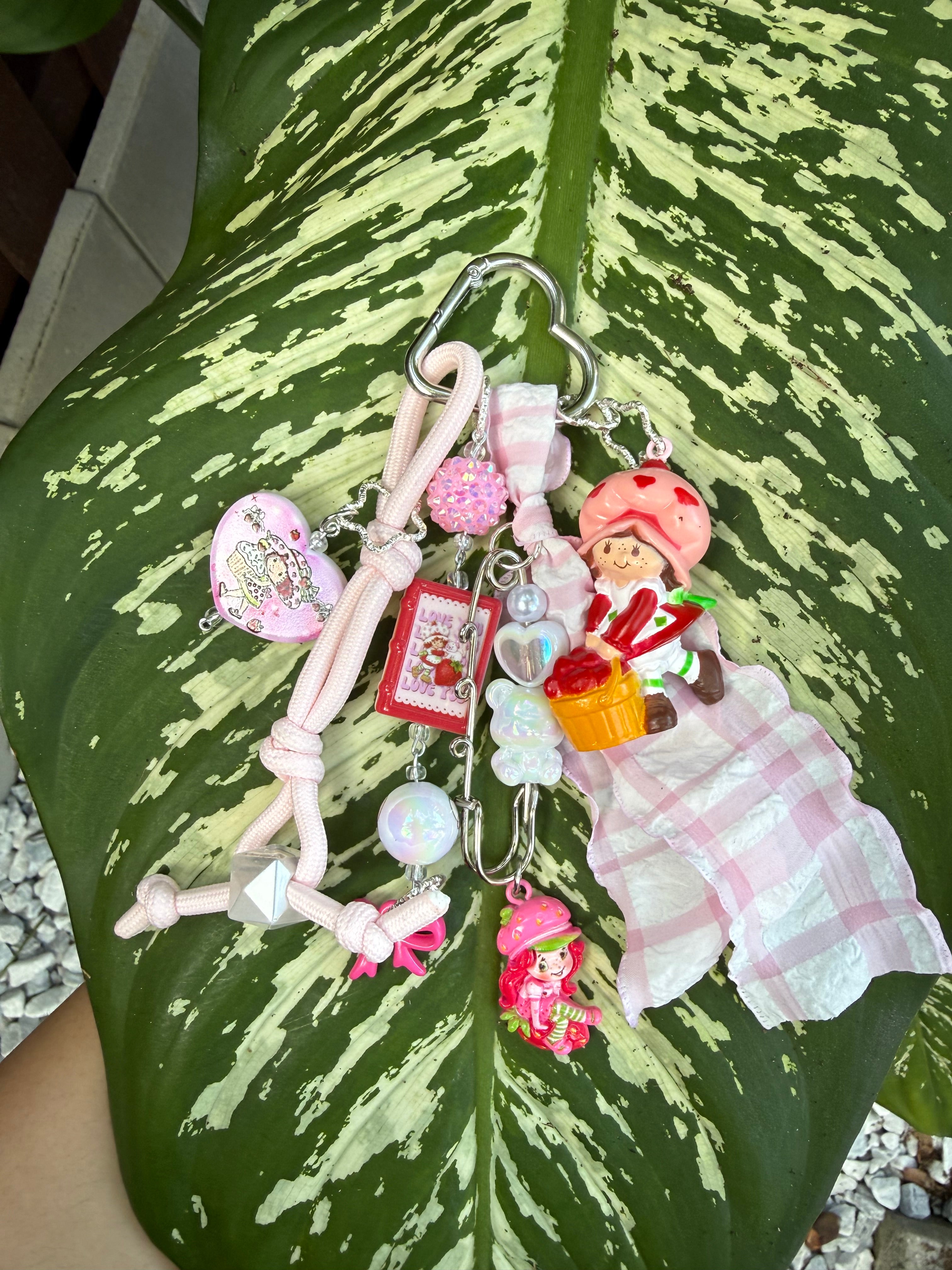 Strawberry keychain